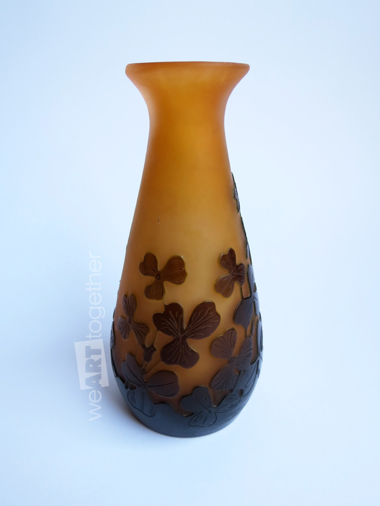 Gallé, Petit Vase Art Nouveau Volubilis